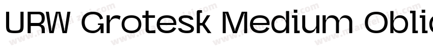URW Grotesk Medium Oblique字体转换